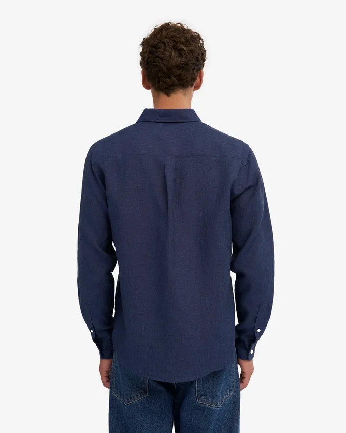 Leinenhemd – Marineblau