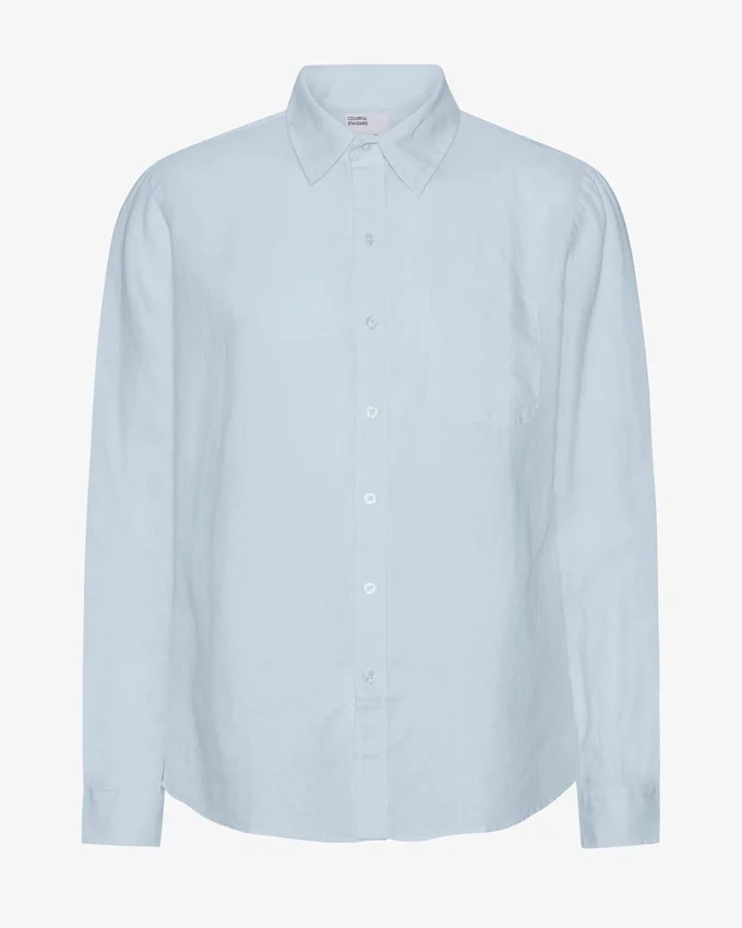 Leinenhemd – Polar Blue