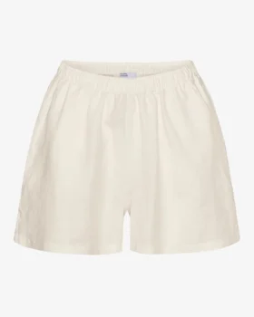 Leinenshorts – Elfenbeinweiß