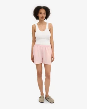 Leinenshorts – Faded Pink