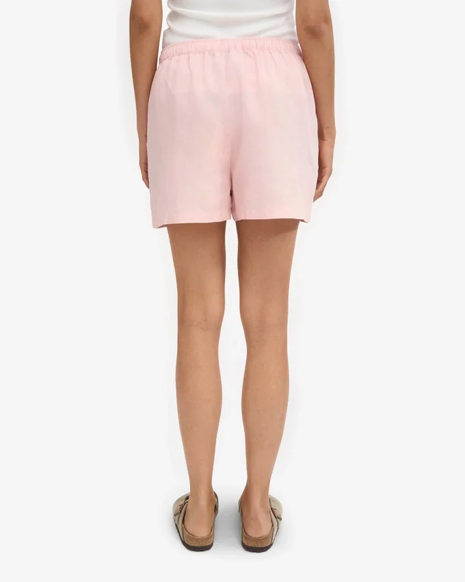 Leinenshorts – Faded Pink