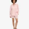 Leinenshorts – Faded Pink