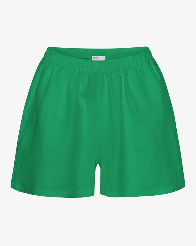 Leinenshorts – Kellygrün