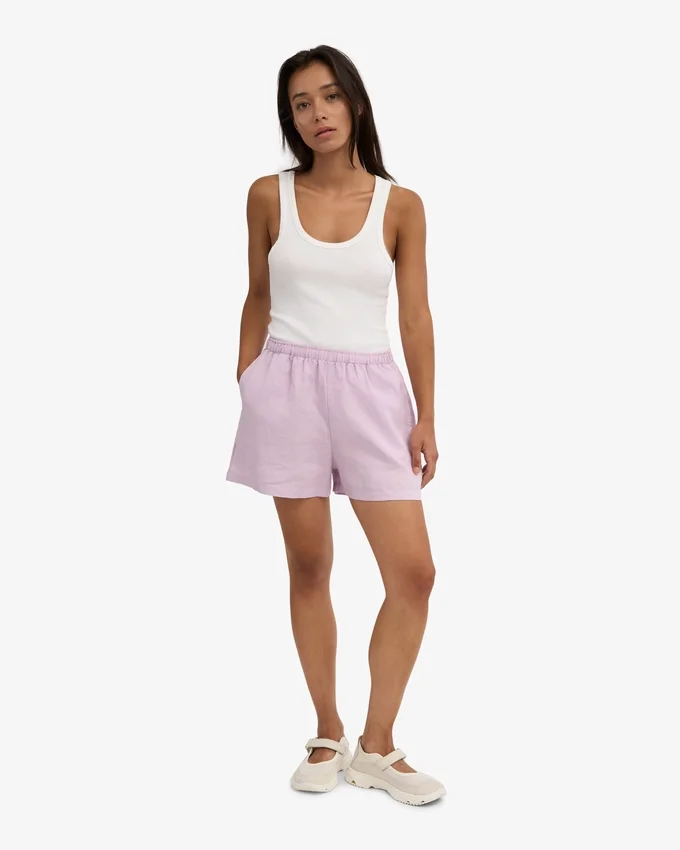 Leinenshorts – Kirschblüte