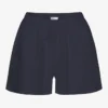 Leinenshorts – Marineblau