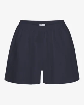 Leinenshorts – Marineblau