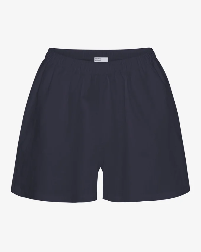 Leinenshorts – Marineblau