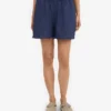 Leinenshorts – Marineblau