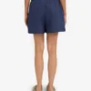 Leinenshorts – Marineblau