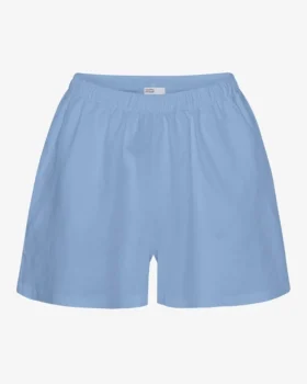 Leinenshorts – Meeresblau