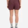 Leinenshorts – Oxblood-Rot