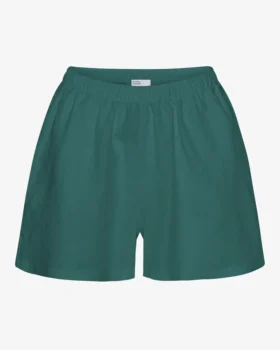 Leinenshorts – Ozeangrün
