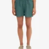 Leinenshorts – Ozeangrün