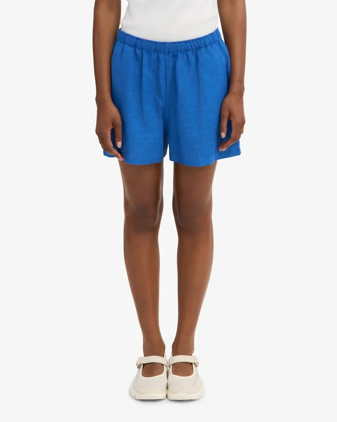 Leinenshorts – Pacific Blue
