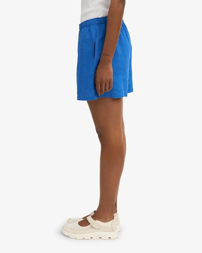 Leinenshorts – Pacific Blue