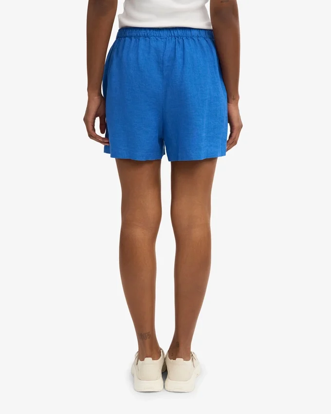 Leinenshorts – Pacific Blue