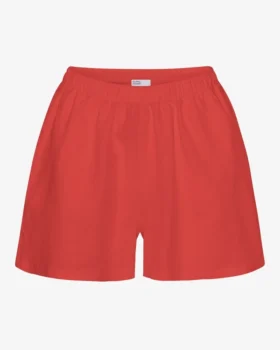 Leinenshorts – Red Tangerine