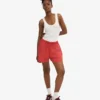 Leinenshorts – Red Tangerine