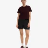 Leinenshorts – Tiefschwarz