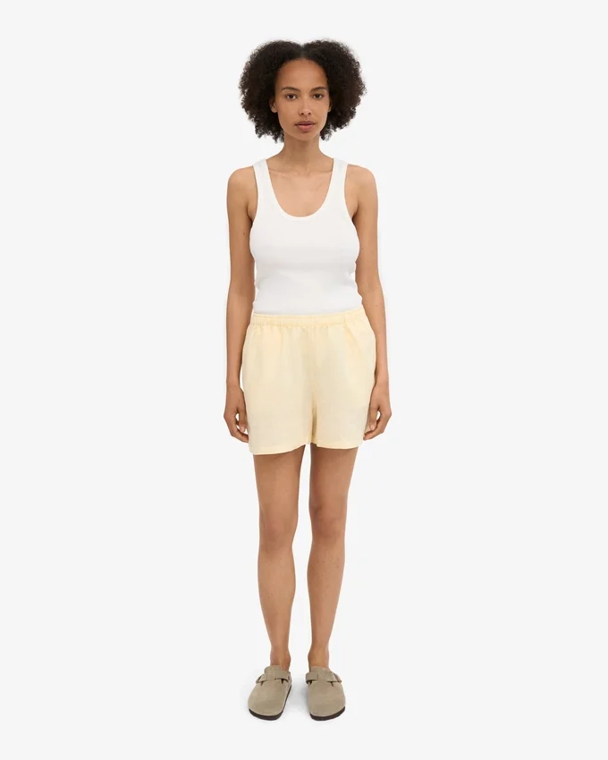 Leinenshorts – Ultraviolett