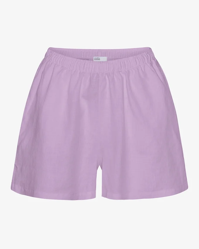 Leinenshorts – Zartes Lavendel