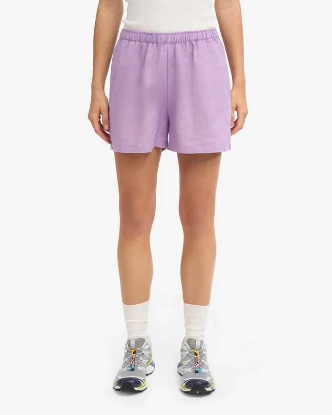 Leinenshorts – Zartes Lavendel