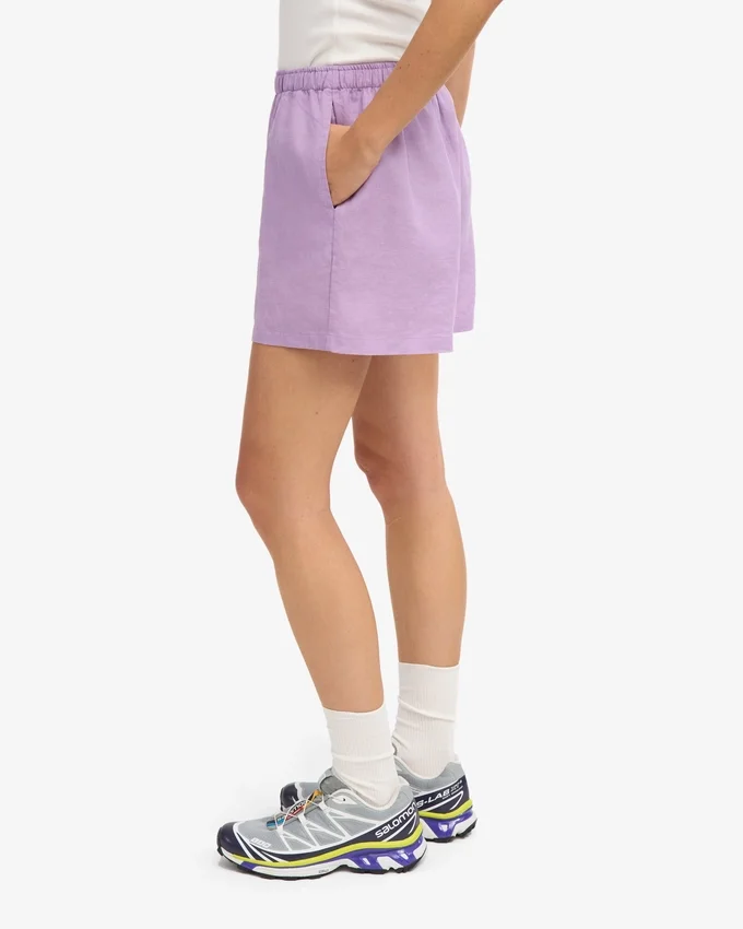 Leinenshorts – Zartes Lavendel