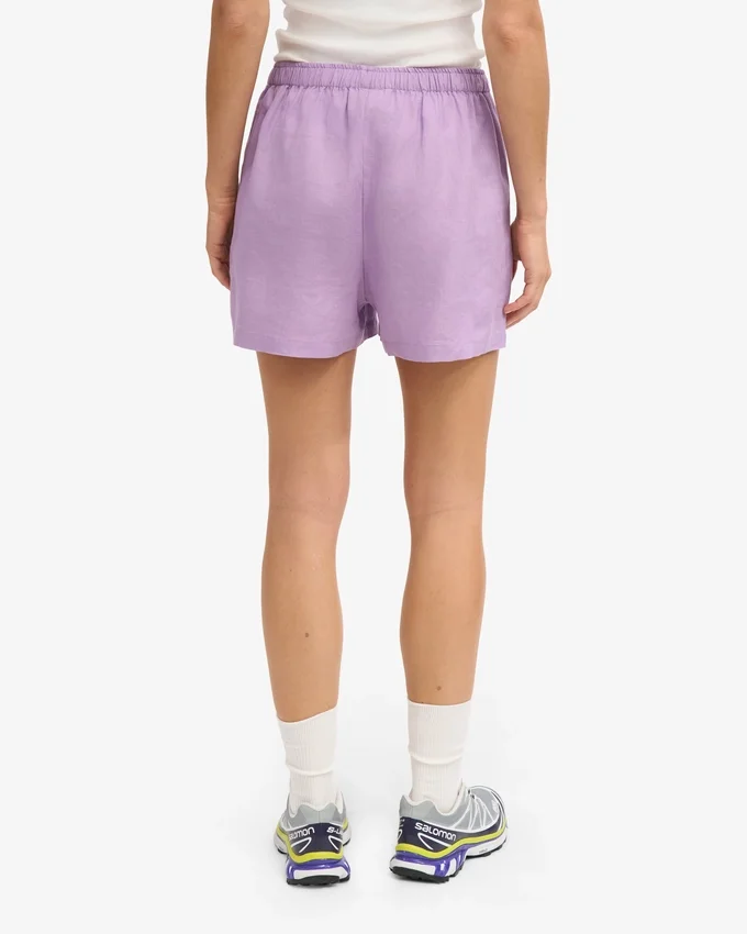 Leinenshorts – Zartes Lavendel