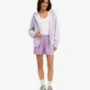 Leinenshorts – Zartes Lavendel