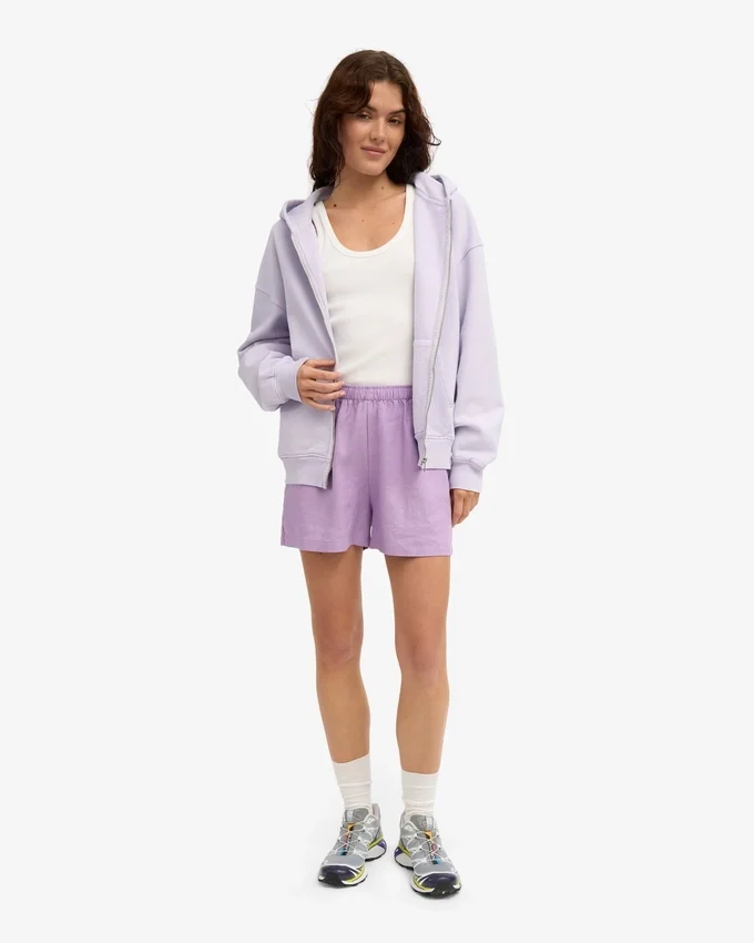 Leinenshorts – Zartes Lavendel