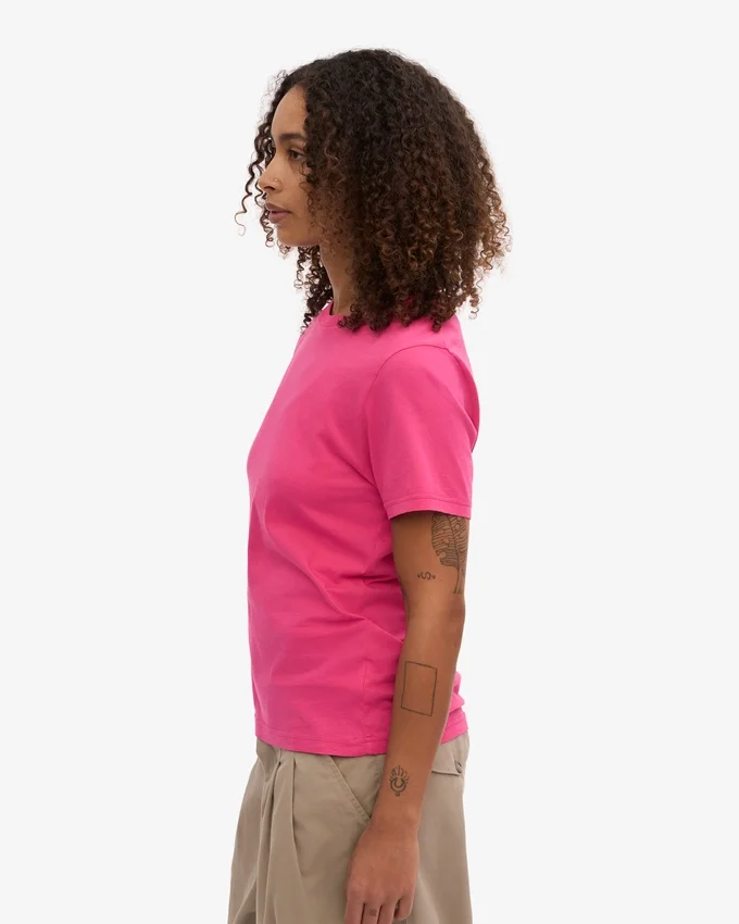 Light Organic Tee für Damen – Bubblegum Pink