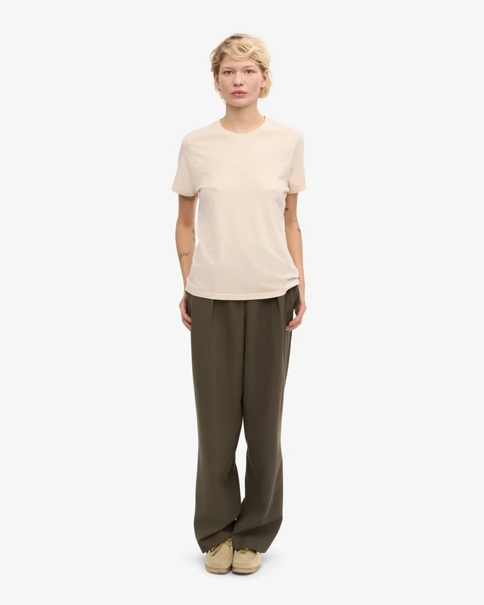 Light Organic Tee für Damen – Elfenbeinweiß