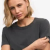Light Organic Tee für Damen – Faded Black