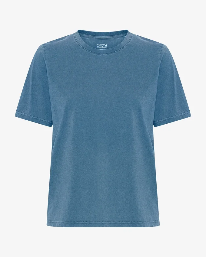 Light Organic Tee für Damen – Faded Indigo