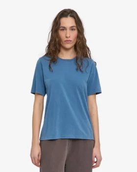 Light Organic Tee für Damen – Faded Indigo