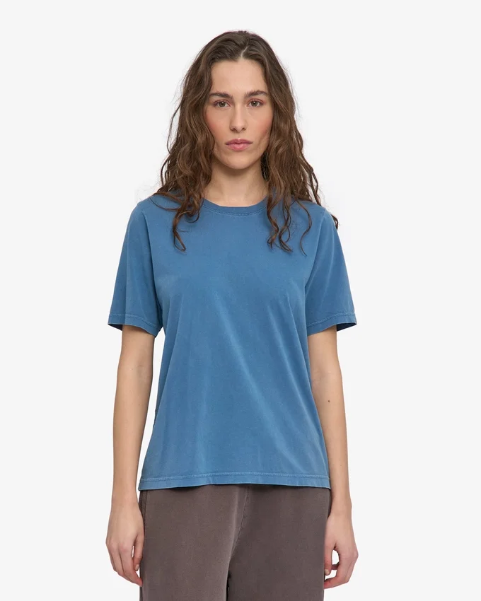 Light Organic Tee für Damen – Faded Indigo