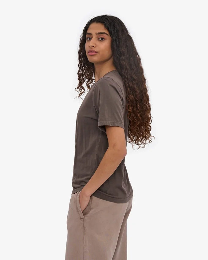 Light Organic Tee für Damen – Faded Mud