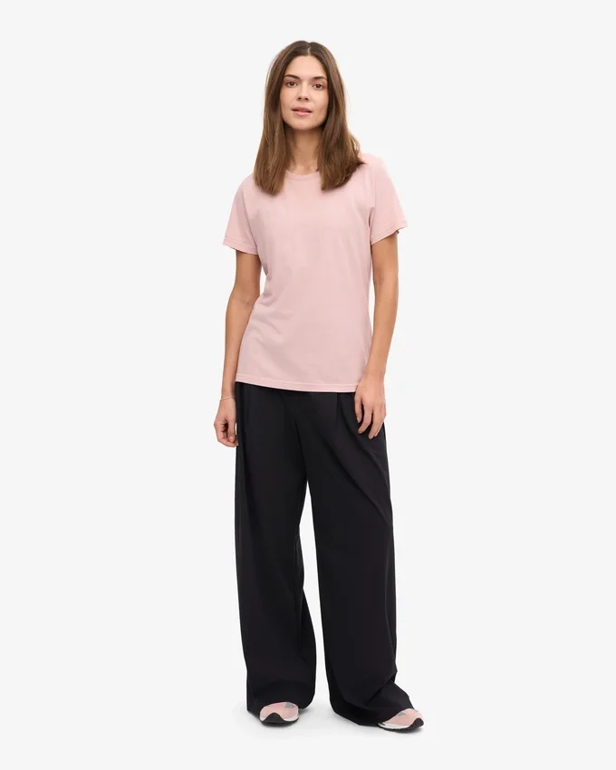 Light Organic Tee für Damen – Faded Pink