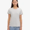 Light Organic Tee für Damen – hellgrau