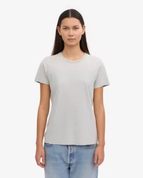 Light Organic Tee für Damen – hellgrau