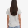 Light Organic Tee für Damen – hellgrau