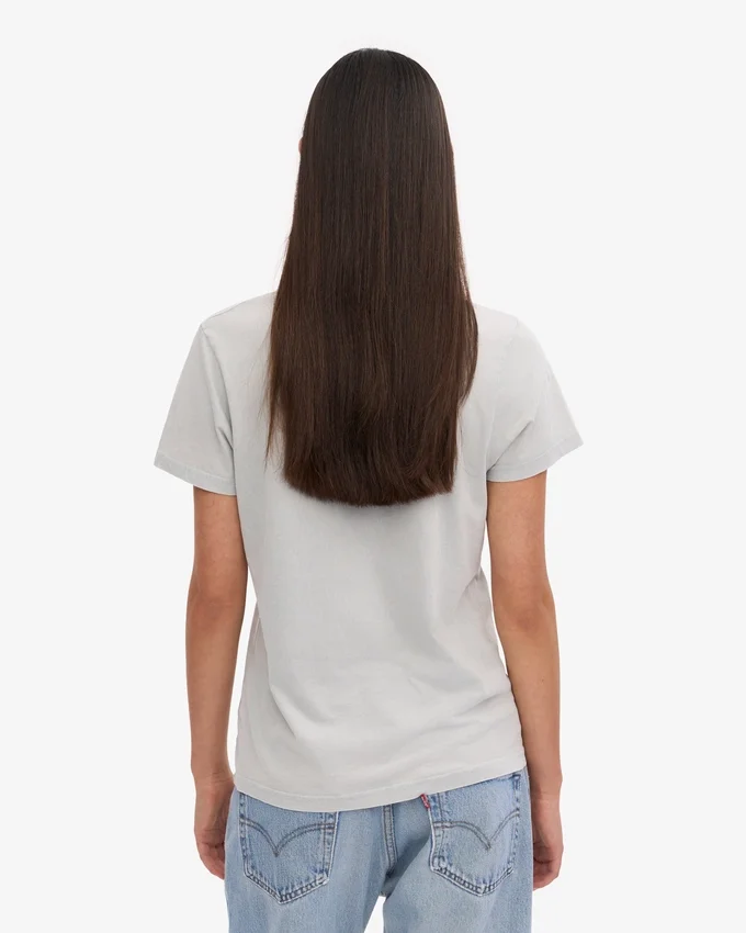 Light Organic Tee für Damen – hellgrau