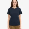 Light Organic Tee für Damen – Marineblau