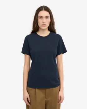 Light Organic Tee für Damen – Marineblau