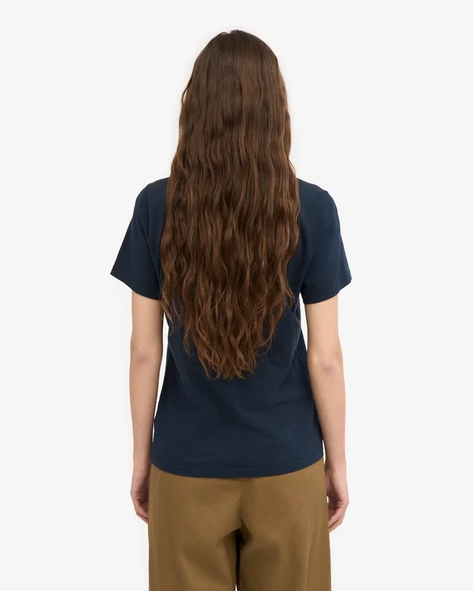 Light Organic Tee für Damen – Marineblau
