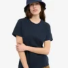 Light Organic Tee für Damen – Marineblau