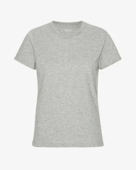Light Organic Tee für Damen – Meliert-Grau
