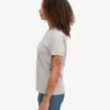 Light Organic Tee für Damen – Meliert-Grau