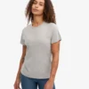 Light Organic Tee für Damen – Meliert-Grau