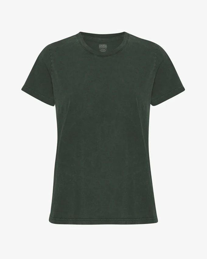 Light Organic Tee für Damen – Mitternachtsgrün